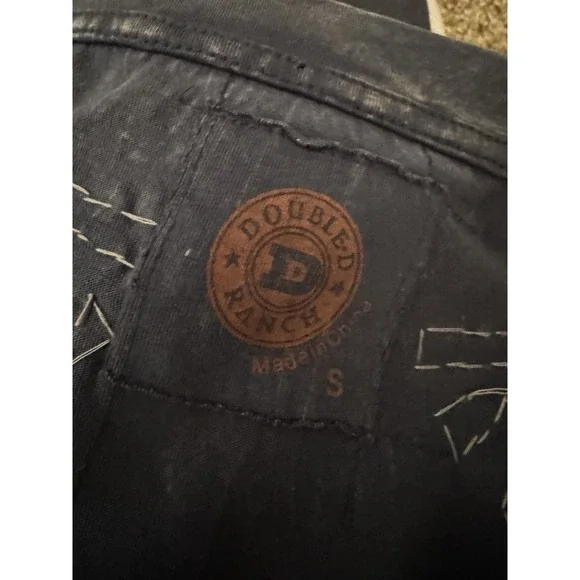 New Double D Ranch Top Thunderbird Long Studded Western Boho Side Slit Tunic S M - Picture 7 of 8